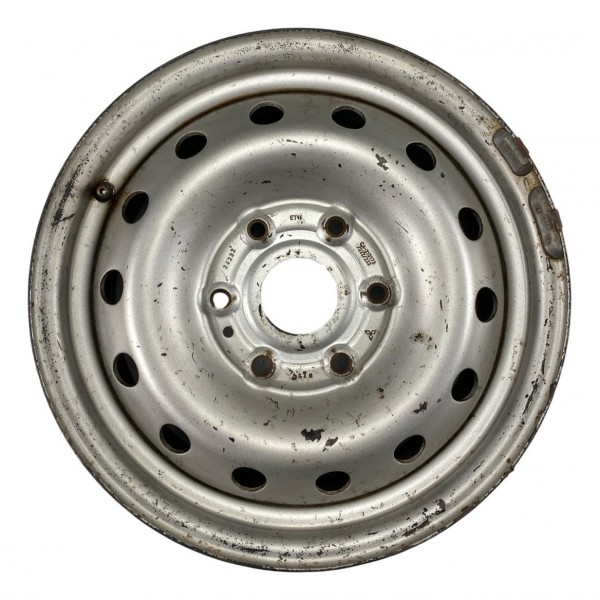 Roda De Ferro Aro 16 L200 Triton 2008 A 2016 Furação 6x139mm Prata