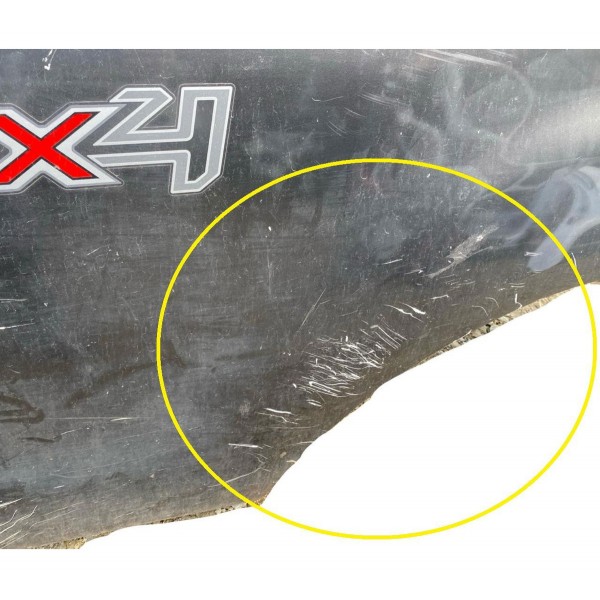 Lateral Direita Caçamba Ford Ranger 2013 2014 2015 A 2022 Preto