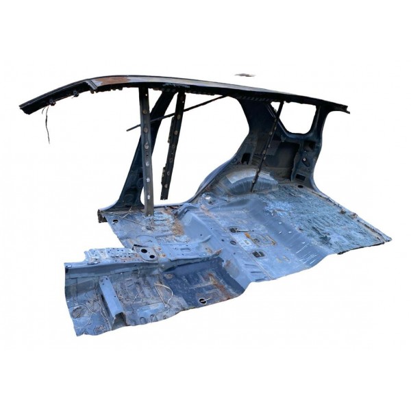 Lateral Direita Com Coluna Teto Toyota Hilux Sw4 2009 A 2015 Preto