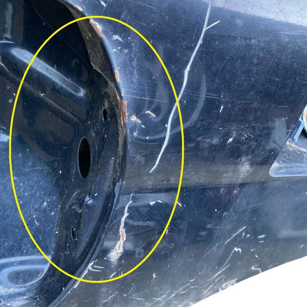 Lateral Traseira Direita Mitsubishi Pajero Tr4 2003 A 2009 Preto