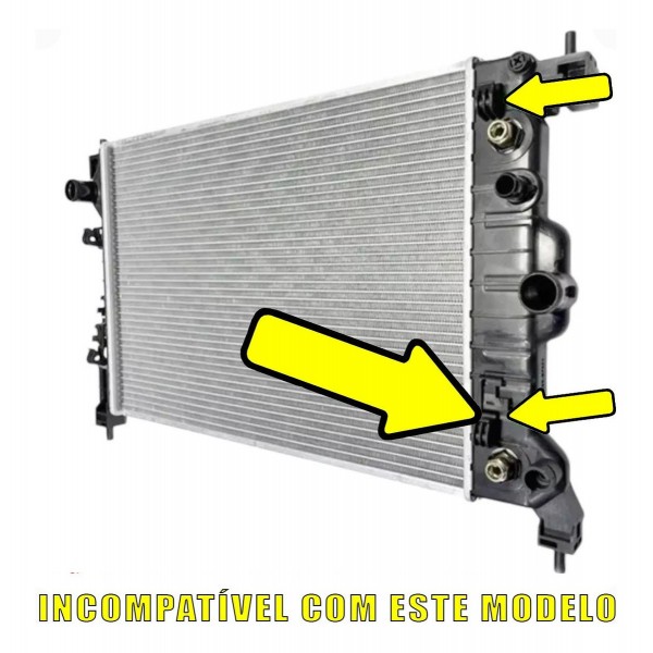 Defletor Interno Radiador Condensador Tracker 1.8 2013-2016